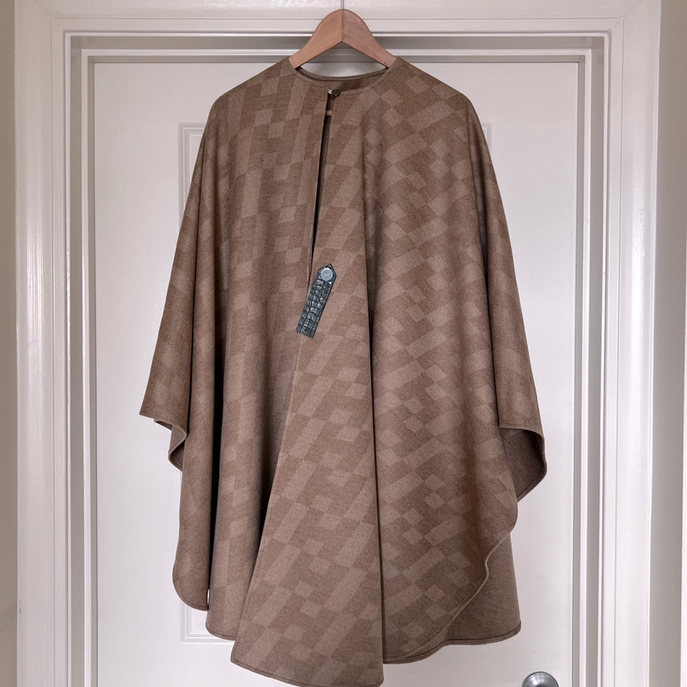 Hermes Cashmere Cape Outwear